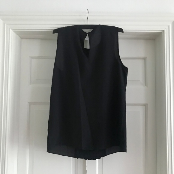 Michael Kors Pleated Blouse Black Size M - Picture 4 of 4